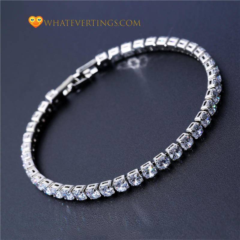 4mm Cubic Zirconia Iced Out Tennis Bracelets Bracelets Women’s Jewelry Metal Color : gold-blue|gold-champagne|gold-sky-blue|gold-white|silver-blue|silver-green|silver-pink|silver-red|silver-sky-blue|silver-white 4mm Cubic Zirconia Iced Out Tennis Bracelets Bracelets Women's Jewelry Metal Color : gold-blue|gold-champagne|gold-sky-blue|gold-white|silver-blue|silver-green|silver-pink|silver-red|silver-sky-blue|silver-white