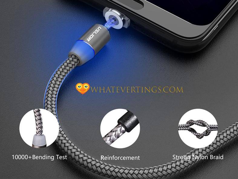 Magnetic USB Fast Charging Micro / Type C Cable Phone Accessories Ships From : China|SPAIN Magnetic USB Fast Charging Micro / Type C Cable Phone Accessories Ships From : China|SPAIN