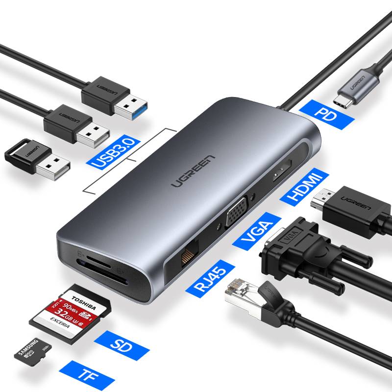 8 Ports Universal USB-C Hubs Consumer Electronics Ships From : China|Russian Federation|Spain|France 8 Ports Universal USB-C Hubs Consumer Electronics Ships From : China|Russian Federation|Spain|France