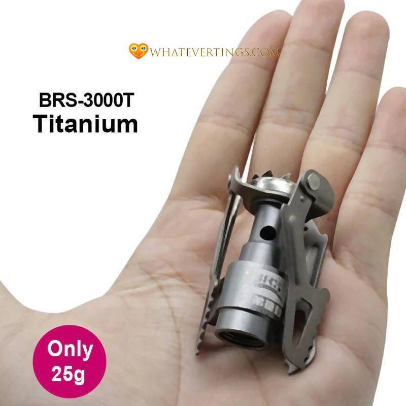 Portable Mini Titanium Outdoor Gas Stove Camping Gas Burner Outdoors Color : A 