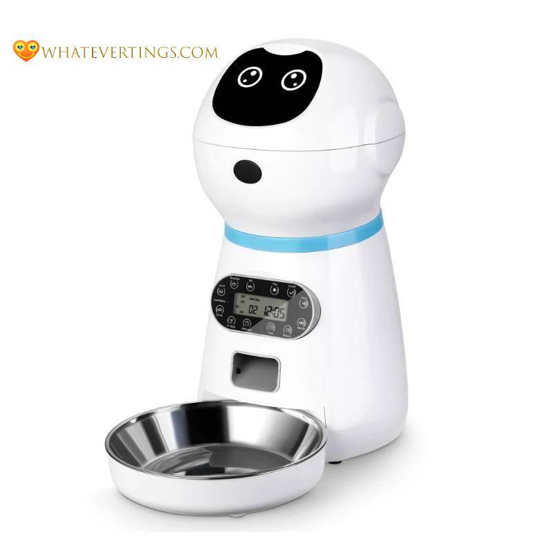 Smart Automatic Pet Feeder With Voice Record Pet Stuff Color : Robot pet feeder|7 Case pet Feeder Smart Automatic Pet Feeder With Voice Record Pet Stuff Color : Robot pet feeder|7 Case pet Feeder