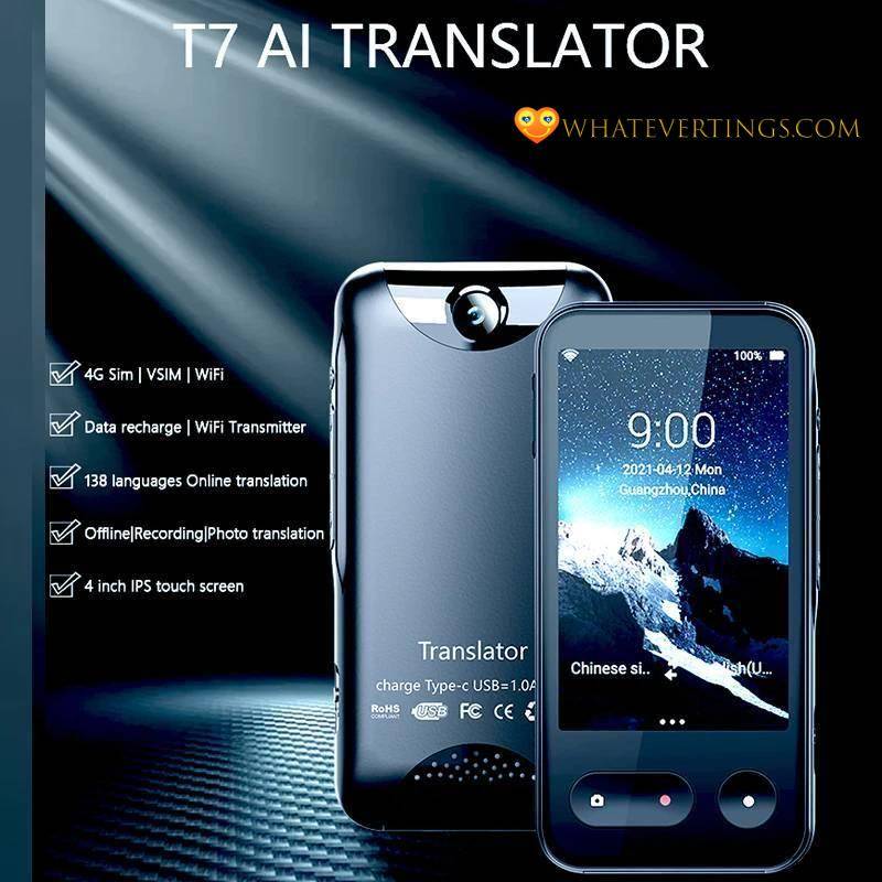 T7 Portable Smart Translator Offline Instant Translate 138 Languages Consumer Electronics Ships From : Israel|China|Russian Federation|SPAIN T7 Portable Smart Translator Offline Instant Translate 138 Languages Consumer Electronics Ships From : Israel|China|Russian Federation|SPAIN