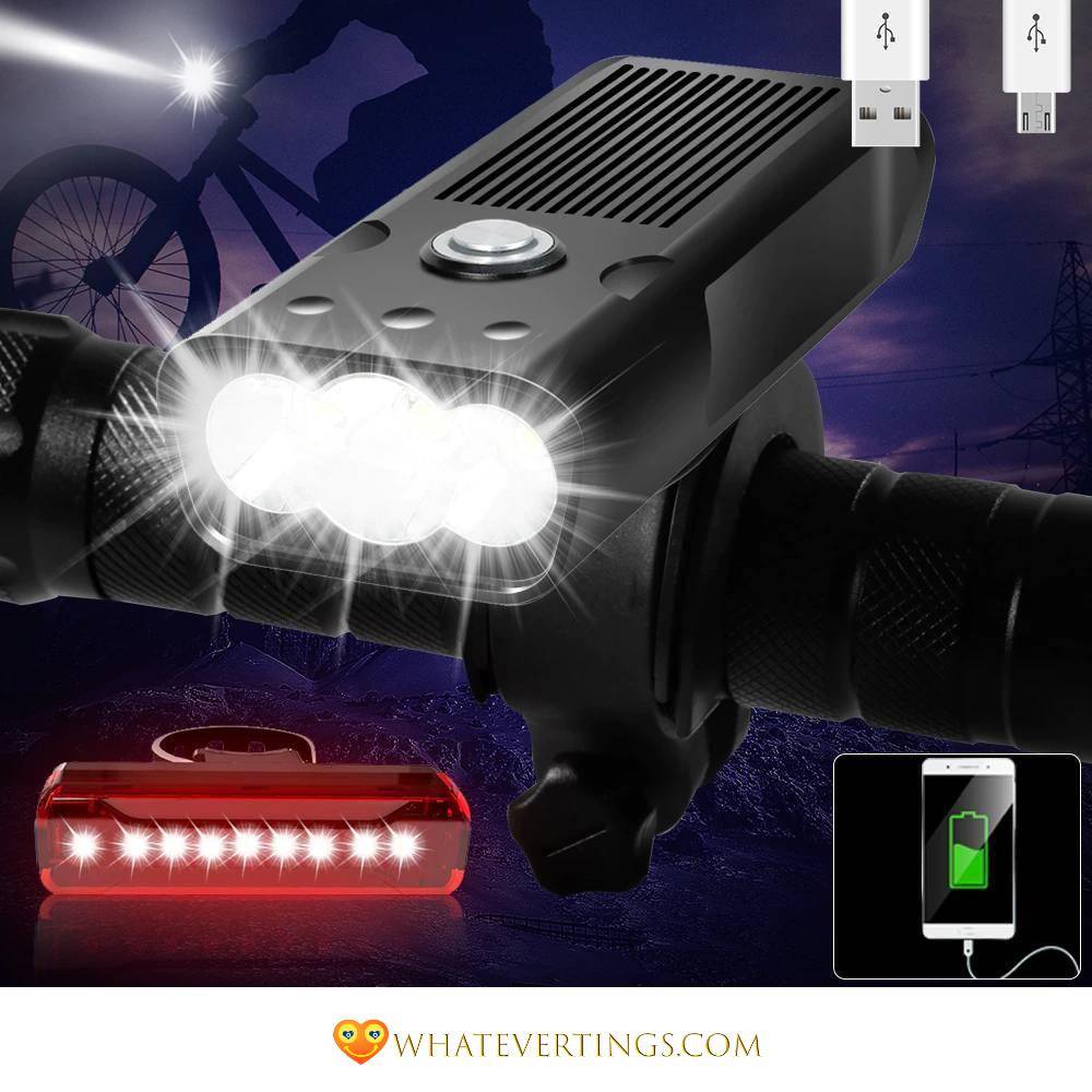 USB Rechargeable 5200mAh Bicycle Light Outdoors Color : 1200mAh Battery|1200mAh with Rear|3800mAh Battery|3800mAh with Rear|2600mAh Battery|2600mAh with Rear|5200mAh Battery|5200mAh with Rear USB Rechargeable 5200mAh Bicycle Light Outdoors Color : 1200mAh Battery|1200mAh with Rear|3800mAh Battery|3800mAh with Rear|2600mAh Battery|2600mAh with Rear|5200mAh Battery|5200mAh with Rear