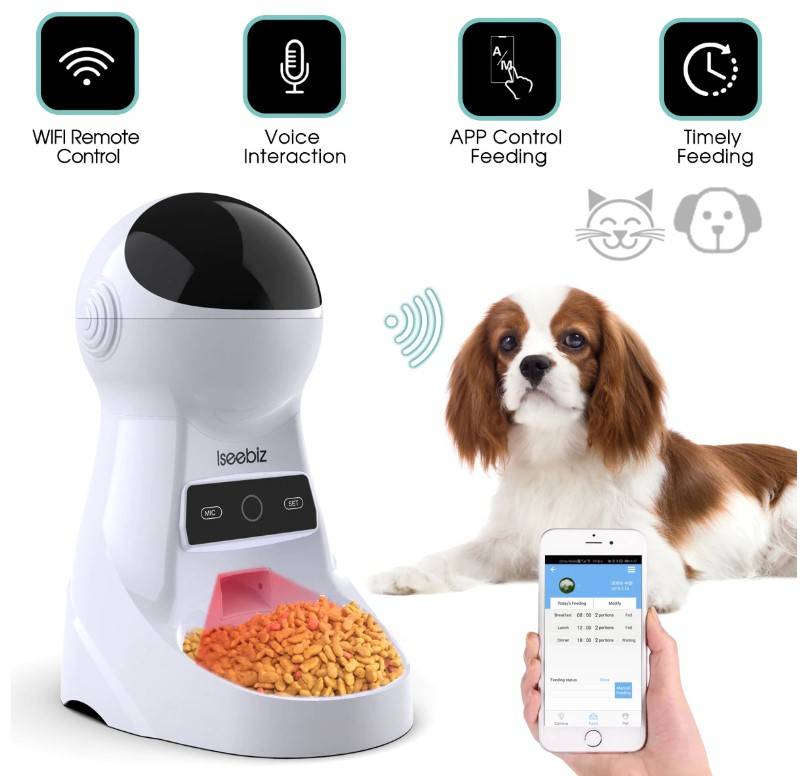 Automatic Pet Feeder with Voice Recording Automatic Pet Feeder with Voice Recording
