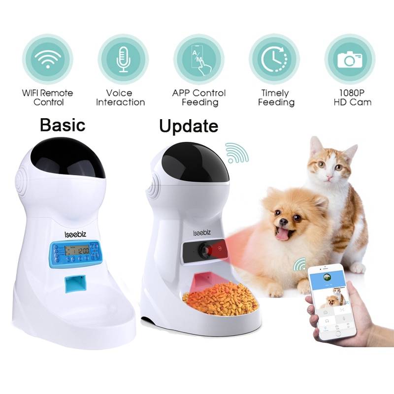 Automatic Pet Feeder with Voice Recording Pet Stuff Type : LCD Pet Feeder|Wifi Pet Feeder|Camera Pet Feeder|Button Pet Feeder|Touch Type 4L WH|Touch Type 4L BK Automatic Pet Feeder with Voice Recording Pet Stuff Type : LCD Pet Feeder|Wifi Pet Feeder|Camera Pet Feeder|Button Pet Feeder|Touch Type 4L WH|Touch Type 4L BK