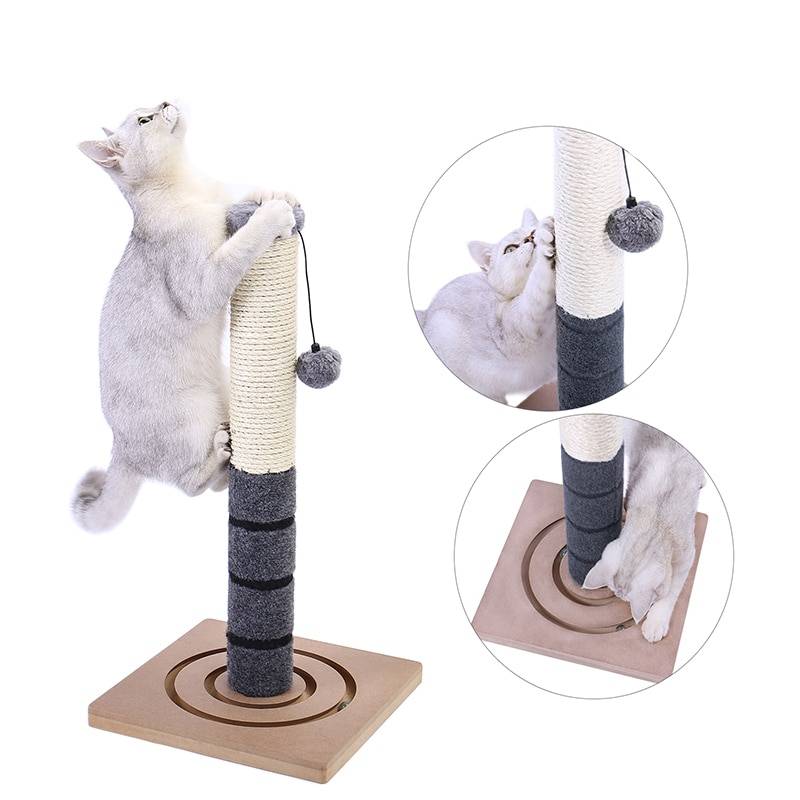 Tall Cat Scratching Post Pet Stuff Color : Blue 