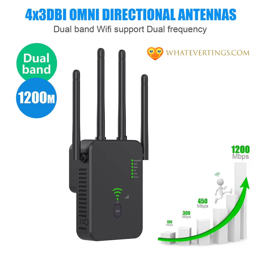 Dual-Band 2.4G 5G 1200Mbps Wireless Repeater Consumer Electronics Color : 2.4G 5.8G 1200Mbps|2.4G 300Mbps Black|2.4G 5.8G 1200Mbps|2.4G 300Mbps White Dual-Band 2.4G 5G 1200Mbps Wireless Repeater Consumer Electronics Color : 2.4G 5.8G 1200Mbps|2.4G 300Mbps Black|2.4G 5.8G 1200Mbps|2.4G 300Mbps White