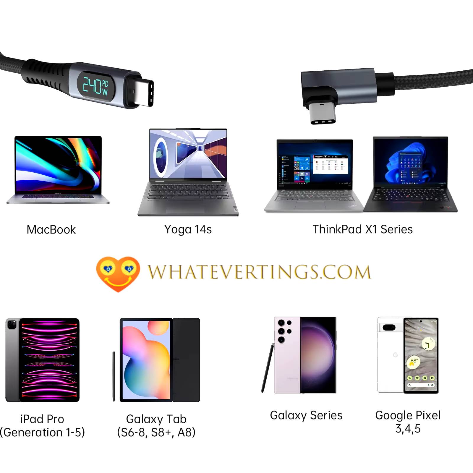 Right Angle 240W USB4.0 C to C Cable With LCD display (Thunderbolt compatible) Consumer Electronics Color : LED DISPLAY Right Angle 240W USB4.0 C to C Cable With LCD display (Thunderbolt compatible) Consumer Electronics Color : LED DISPLAY