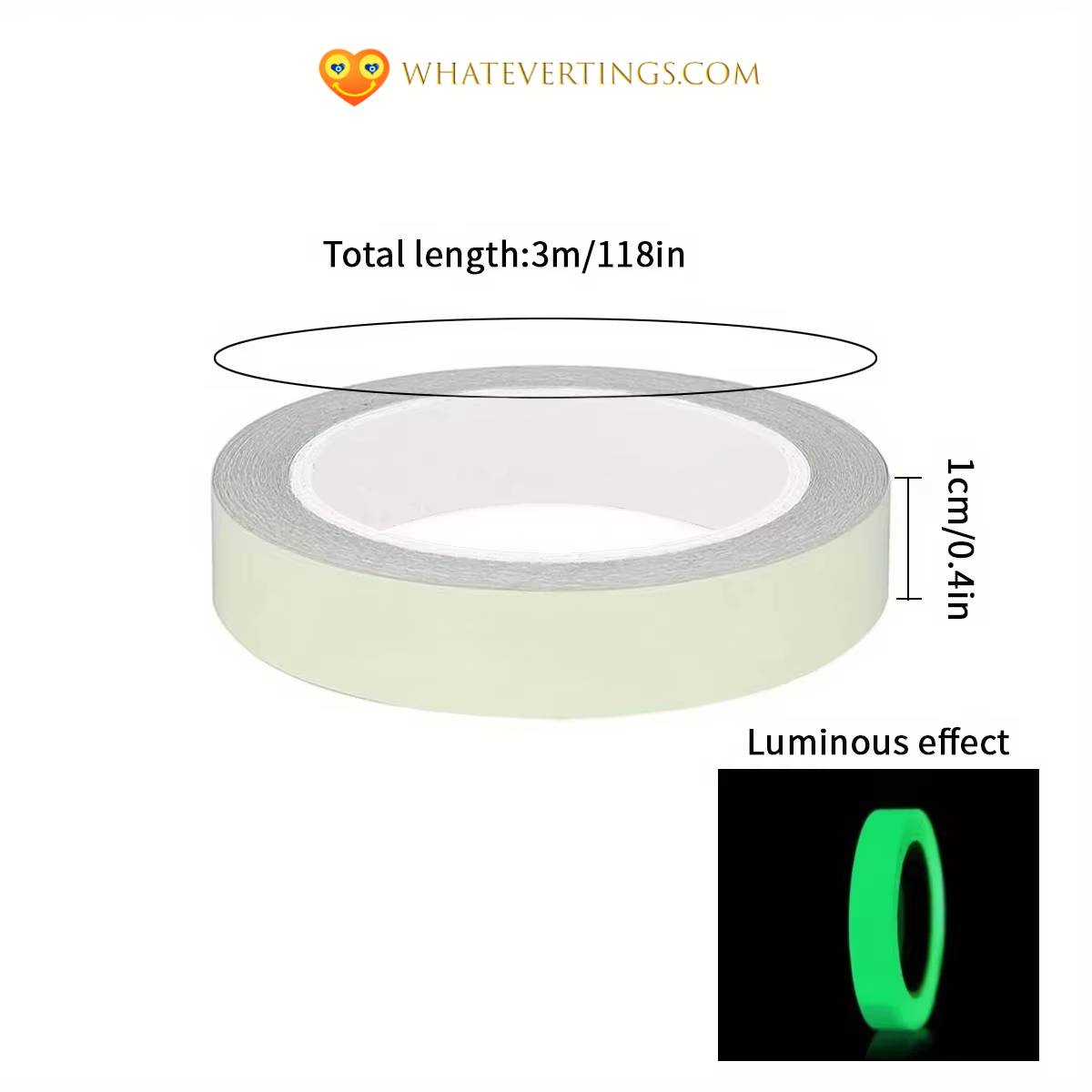 Luminous Tape Outdoors Color : 1 roll Luminous Tape Outdoors Color : 1 roll