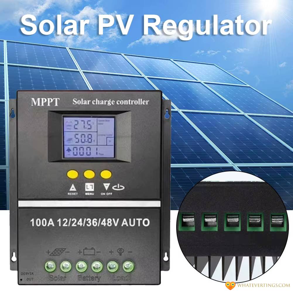 100A MPPT Solar Charge Controller Outdoors Color : black 100A MPPT Solar Charge Controller Outdoors Color : black