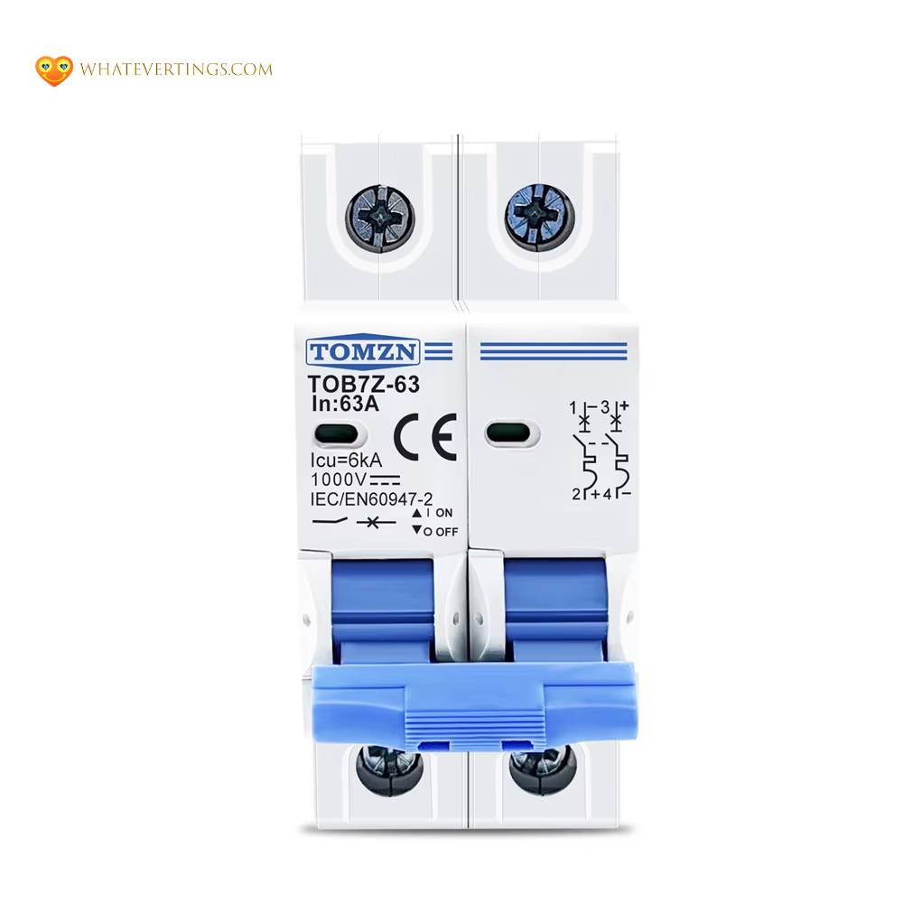 2P DC 1000V Solar Mini Circuit Breaker for PV System Outdoors Rated Current : 25A|32A|16A|20A|63A|40A|50A|6A|10A|3A 2P DC 1000V Solar Mini Circuit Breaker for PV System Outdoors Rated Current : 25A|32A|16A|20A|63A|40A|50A|6A|10A|3A