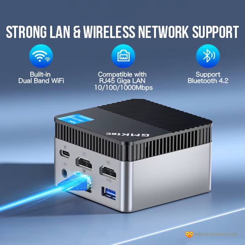 Intel Celeron Mini PC Consumer Electronics Color : KB5 EU Plug 