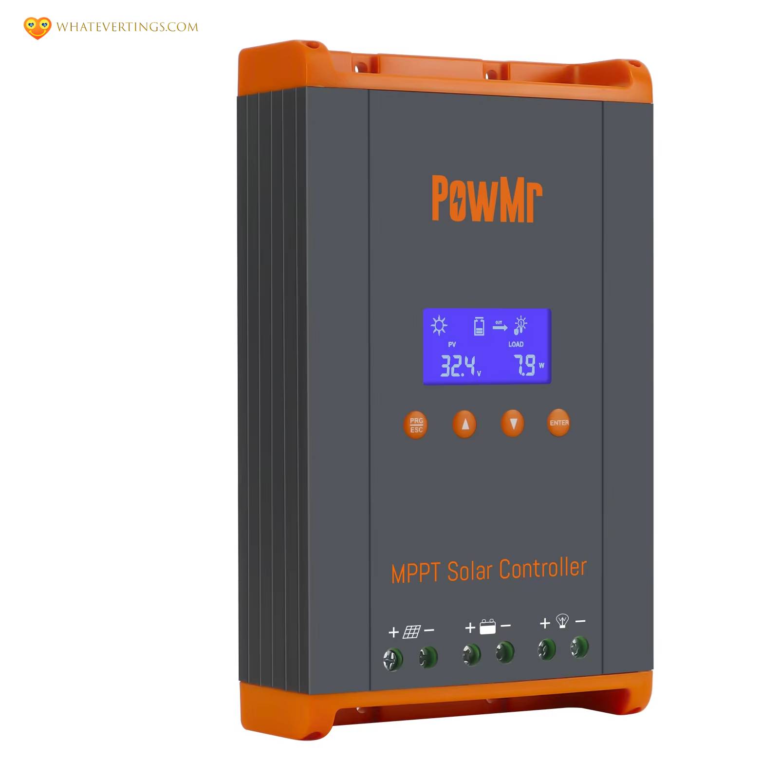 PowMr 60A MPPT Solar Charge Controller Outdoors Rated Voltage : 12V 24V 36V 48V PowMr 60A MPPT Solar Charge Controller Outdoors Rated Voltage : 12V 24V 36V 48V
