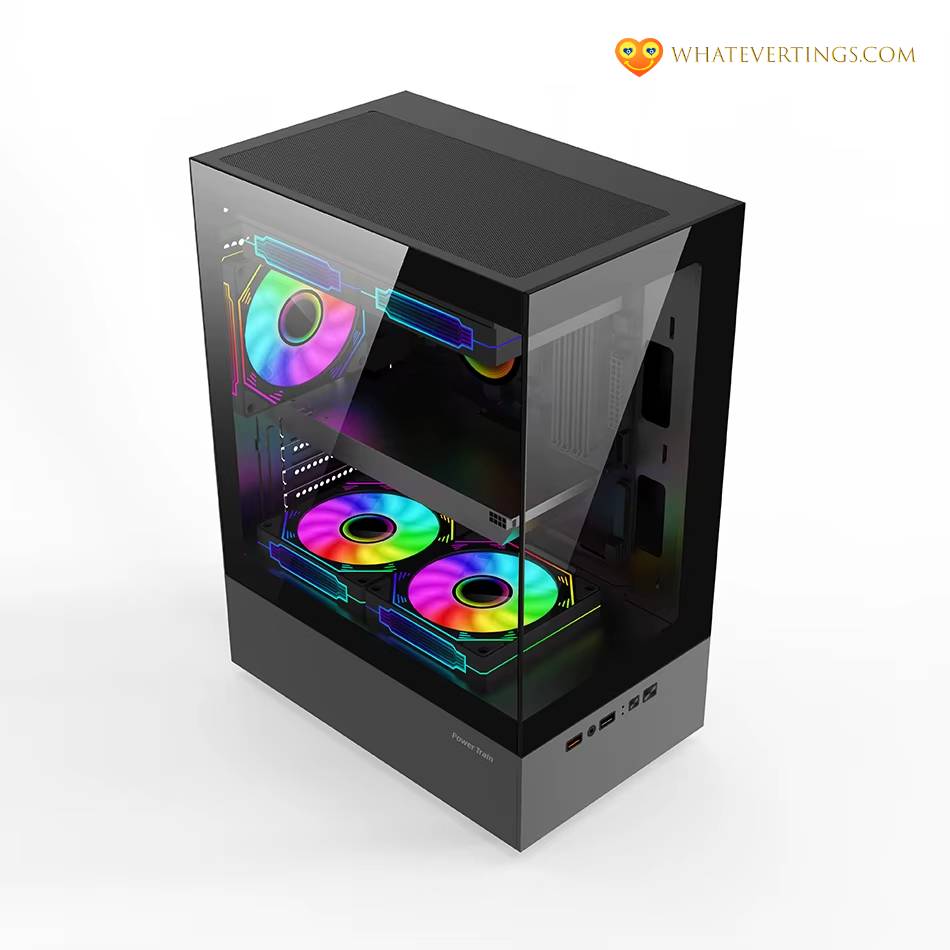 Power Train Illusionary Realm Computer Case Computer Parts & Accessories Color : Black|White Power Train Illusionary Realm Computer Case Computer Parts & Accessories Color : Black|White